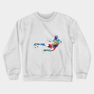 Male Soccer Player Crewneck Sweatshirt